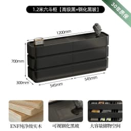 Storage Dresser Cabinets Hidden Black Luxury Collectables Light Cabinets Display Glass Aparadores De Salon Room Furniture