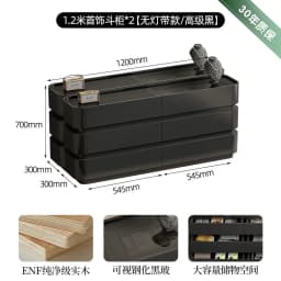 Storage Dresser Cabinets Hidden Black Luxury Collectables Light Cabinets Display Glass Aparadores De Salon Room Furniture