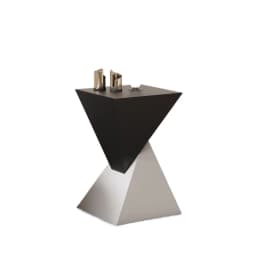 Metal Luxury Sofa Side Table Minimalist Bedroom Nightstand Stain-Resistant Geometric Tea Table Modern Corner Stand