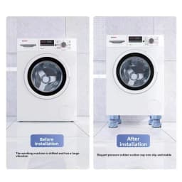 Multi-Functional Washing Machine Shockproof Pad Adjustable Universal Anti Vibration Mat Anti-Slip Furniture Foot Pad