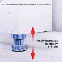 Multi-Functional Washing Machine Shockproof Pad Adjustable Universal Anti Vibration Mat Anti-Slip Furniture Foot Pad