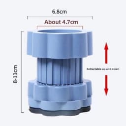 Multi-Functional Washing Machine Shockproof Pad Adjustable Universal Anti Vibration Mat Anti-Slip Furniture Foot Pad