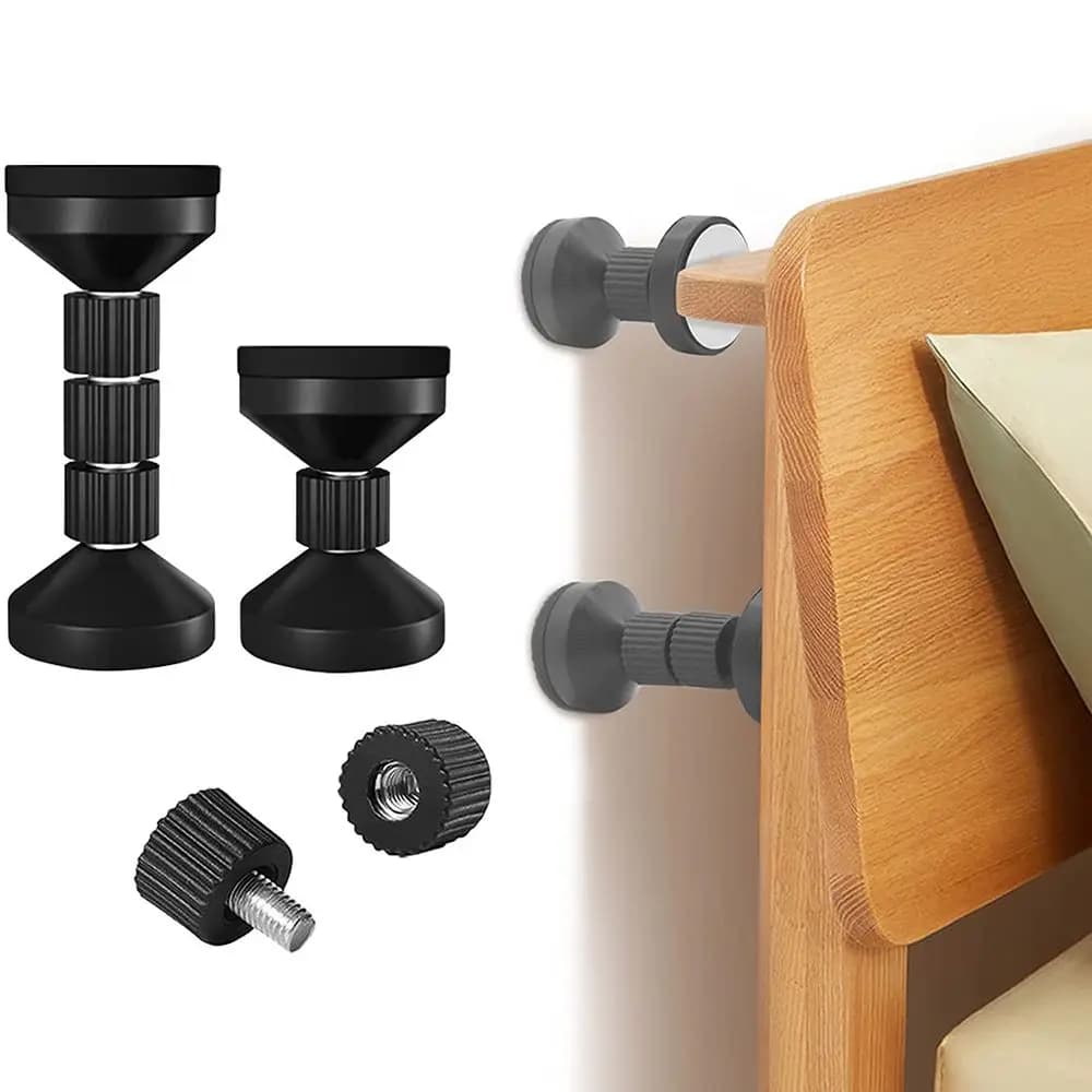 Adjustable Thread Bedside Fixator Headboard Stopper Anti-Shake Tool Bed Frame Funiture Stabilizer
