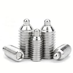 304 Stainless Steel Spring Plungers with Round-Ended Pin and Hex Socket Screw with Spring Pin M3 M4 M5 M6 M8 M10 M12