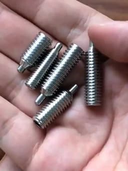 304 Stainless Steel Spring Plungers with Round-Ended Pin and Hex Socket Screw with Spring Pin M3 M4 M5 M6 M8 M10 M12