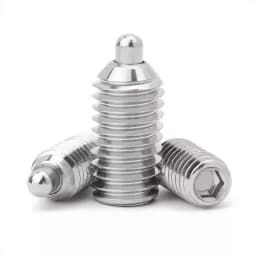 304 Stainless Steel Spring Plungers with Round-Ended Pin and Hex Socket Screw with Spring Pin M3 M4 M5 M6 M8 M10 M12