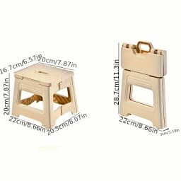 New Lightweight Space Thickened Folding Stool, Portable Home Outdoor Camping, Magza Fishing, Simple and Integrated Design