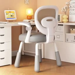 Children's Study Chair Househol/d Adjustment Lifting Desk Special Back Chair for Writing Correction Sitting Posture