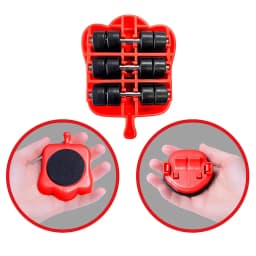 Heavy Duty Furniture Mover Set Furniture Mover Tool Transport Lifter Heavy Stuffs Moving Wheel Roller Bar Hand Tools