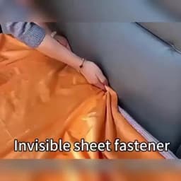 Bed Sheet Holder with Lock Strip, Anti-Slip Mattress Fastener, Safety Grip Bed Protector, Easy Install, Durable PVC Material