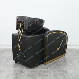 Hair salon semi-reclining shampoo chair flush bed Barber shop multi-functional flush shampoo bed