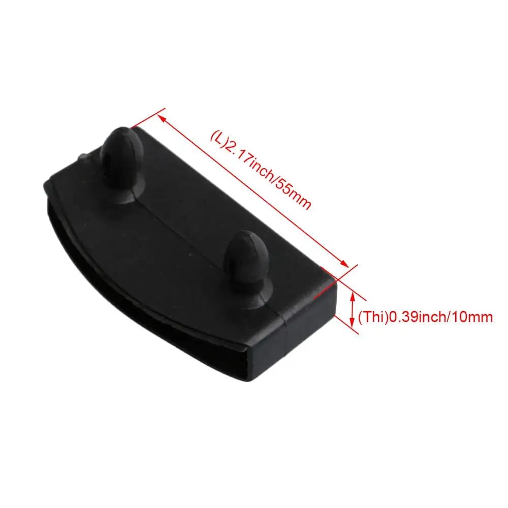 50/100/200/500Pcs Plastic Bed Slat End Caps Holders Replacement for Holding and Securing Wooden Slats Bed Base Black