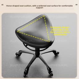 Professional Salon Swivel Chair with 360° Silent Casters, SGS-Certified Gas Lift, Adjustable Height & Reinforced Steel Base
