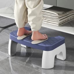 Anti-Slip Toilet Step Stool, Comfort Squat Posture Footrest, Sturdy Portable Bathroom Stool for Adults & Kids