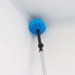 Soft Bristles Twist-on Cobweb Duster Head, for Outdoor & Indoor Cleaning, Fits Standard 3/4 Inch Threaded Poles