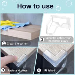 10/20Pcs Corner Protector L-shaped Safety Table Corner Guards Set Pvc Table Corner Protection Soft Transparent Corner Protection
