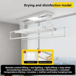 Intelligent remote control household balcony electric drying rack lifting and retractable clothes drying voice voice control
