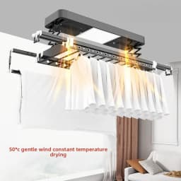 Intelligent remote control household balcony electric drying rack lifting and retractable clothes drying voice voice control