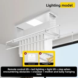 Intelligent remote control household balcony electric drying rack lifting and retractable clothes drying voice voice control