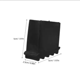4Pcs Step Ladder Feet Covers Rubber Non-Skid Floor Protection Pads for Ladder Legs Versatile Ladder Leg Covers Stabilizer Pads