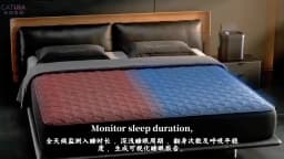 CAT-8Smart Water Circulation Cooling Mattress Cover, Zoned Dual Side Temperature Control for Deep Sleep, Cooling & Heating Temp