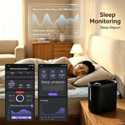 CAT-8Smart Water Circulation Cooling Mattress Cover, Zoned Dual Side Temperature Control for Deep Sleep, Cooling & Heating Temp