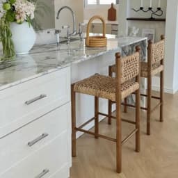Wood Minimalist Bar Chairs Modern Designer Outdoor Luxury Accent Soft Barstools Comfortable Aesthetic Sillas Trendy Furniture