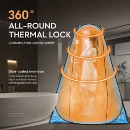 Pop Up Shower Tent Portable Privacy Tent Outdoor Camping Toilet Changing Room Waterproof Foldable Shelter With Carry Bag