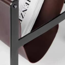 Leather Magazine Rack Metal Floor Multipurpose Book Newspaper Holder Creative Luxury Storage Shelf Home Organizer Racks Decor