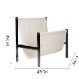 Leather Magazine Rack Metal Floor Multipurpose Book Newspaper Holder Creative Luxury Storage Shelf Home Organizer Racks Decor