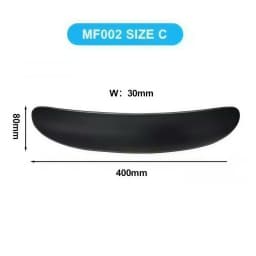 Herman Miller Aeron Classic & Remastered Seat Foam Pad Insert Replacement, Black Cushion Pad Size B/C Office Chair Accessory
