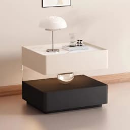 Smart Charging Nightstand Modern Organizer Decor Drawers Bedroom Mobile Bedside Table Storage Mesitas De Noche Hotel Furniture