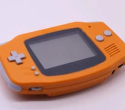 Game Boy Premium GBA Custom Transparent Blue Handheld Console with Original LCD Japanese Version