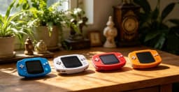Game Boy Premium GBA Custom Transparent Blue Handheld Console with Original LCD Japanese Version