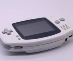 Game Boy Premium GBA Custom Transparent Blue Handheld Console with Original LCD Japanese Version