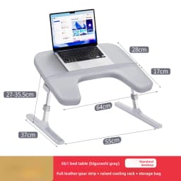 Foldable Laptop Desk Adjustable Bed Table for Study Office Gaming Sofa Dorm Student