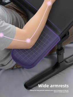 Foldable Laptop Desk Adjustable Bed Table for Study Office Gaming Sofa Dorm Student