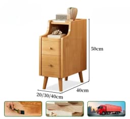 Nordic Simple Low Modern Bedside Table, Luxury Narrow Home Furniture Living Room, Bedroom Bedside Table