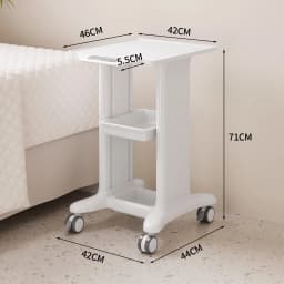 Beauty Salon Rolling Cart Mobile Skincare Instrument Trolley Multi-Tier Tool Organizer Drawer Heavy-Duty Cosmetic Storage Rack
