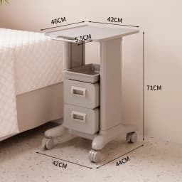 Beauty Salon Rolling Cart Mobile Skincare Instrument Trolley Multi-Tier Tool Organizer Drawer Heavy-Duty Cosmetic Storage Rack