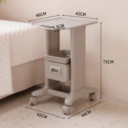 Beauty Salon Rolling Cart Mobile Skincare Instrument Trolley Multi-Tier Tool Organizer Drawer Heavy-Duty Cosmetic Storage Rack