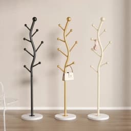 Italian light luxury coat rack floor-to-ceiling bedroom bedside personalized clothes storage rack simple home Internet