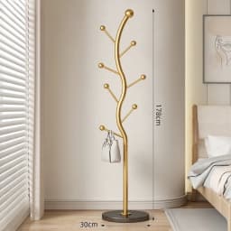 Italian light luxury coat rack floor-to-ceiling bedroom bedside personalized clothes storage rack simple home Internet