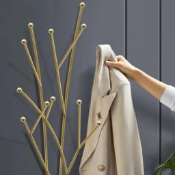 Wall Clothes Coat Racks Space Saving Organizer Minimalist Living Room Coat Racks Hanging Modern Arara De Roupa Home Furniture