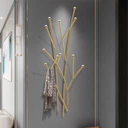 Wall Clothes Coat Racks Space Saving Organizer Minimalist Living Room Coat Racks Hanging Modern Arara De Roupa Home Furniture
