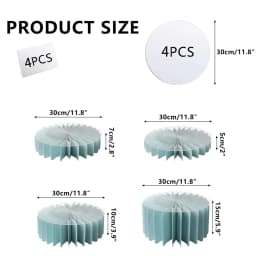 Round Pedestal Stand Foldable Cardboard Columns Cylinder Tables for Parties Baby Shower Birthday Wedding Display Decoration