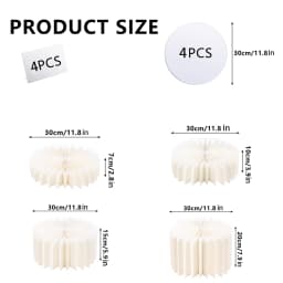 Round Pedestal Stand Foldable Cardboard Columns Cylinder Tables for Parties Baby Shower Birthday Wedding Display Decoration