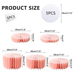 Round Pedestal Stand Foldable Cardboard Columns Cylinder Tables for Parties Baby Shower Birthday Wedding Display Decoration