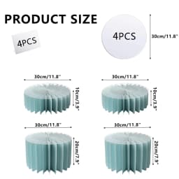 Round Pedestal Stand Foldable Cardboard Columns Cylinder Tables for Parties Baby Shower Birthday Wedding Display Decoration