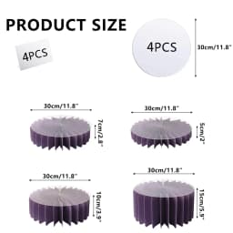 Round Pedestal Stand Foldable Cardboard Columns Cylinder Tables for Parties Baby Shower Birthday Wedding Display Decoration